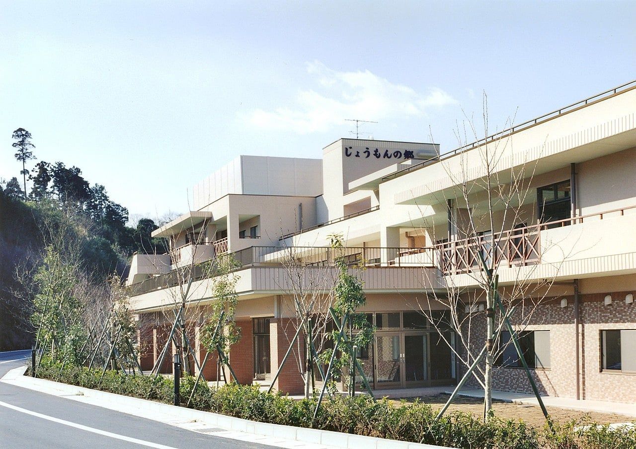 ゆったりとした建物外観