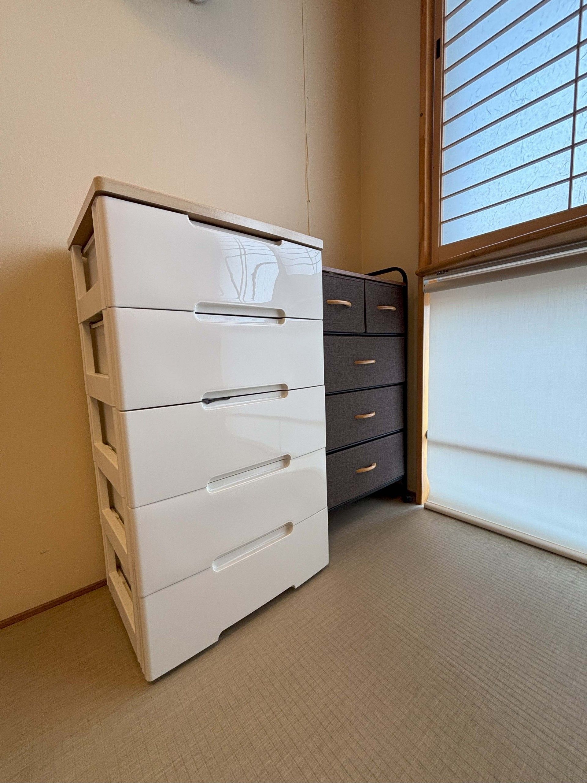 収納家具のある一角