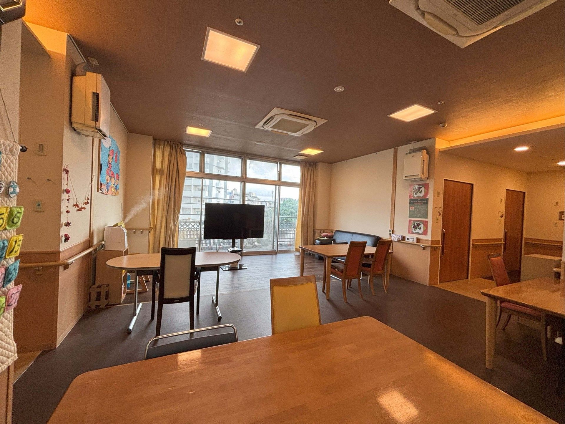 広々とした共有スペース