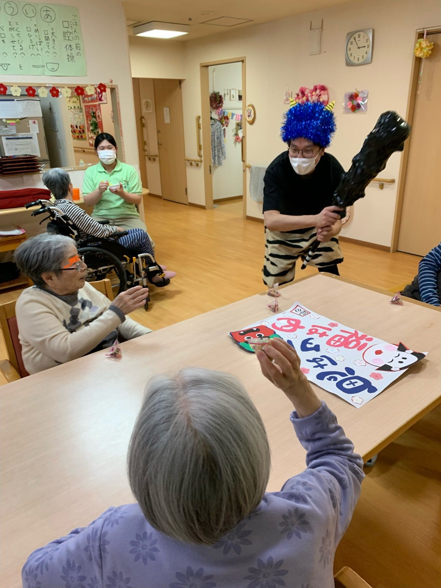 楽しいレクリエーションの様子