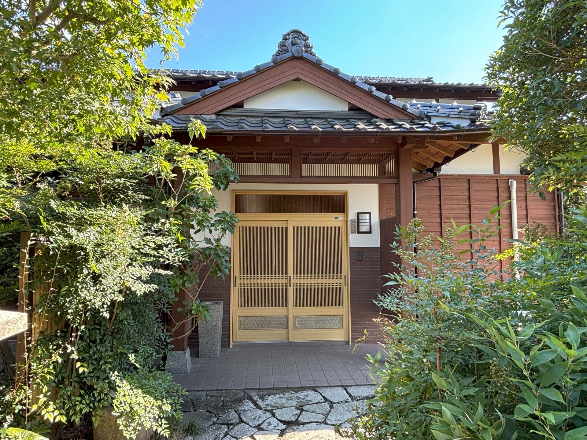和風の落ち着いた玄関