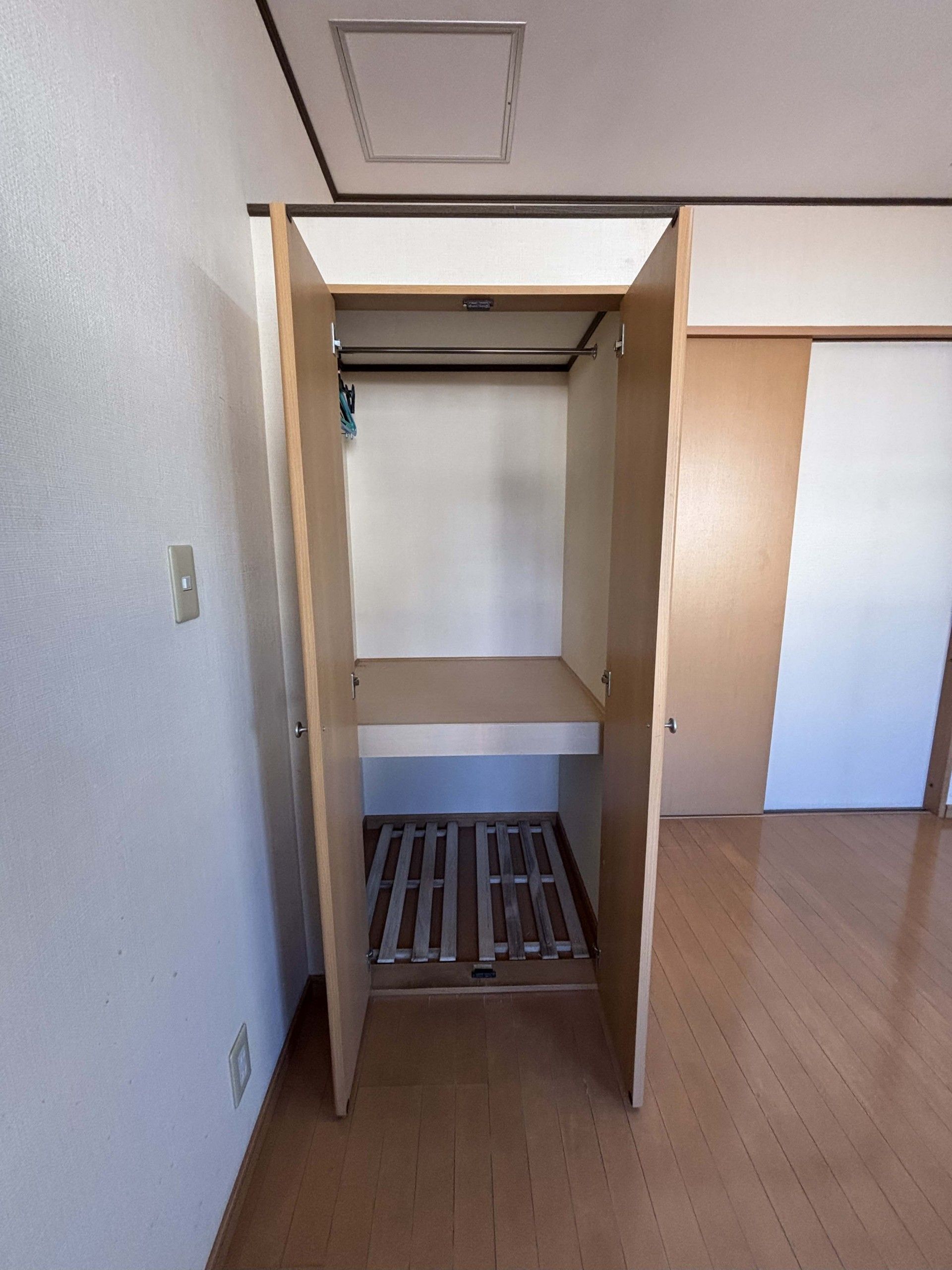 収納スペースの内部