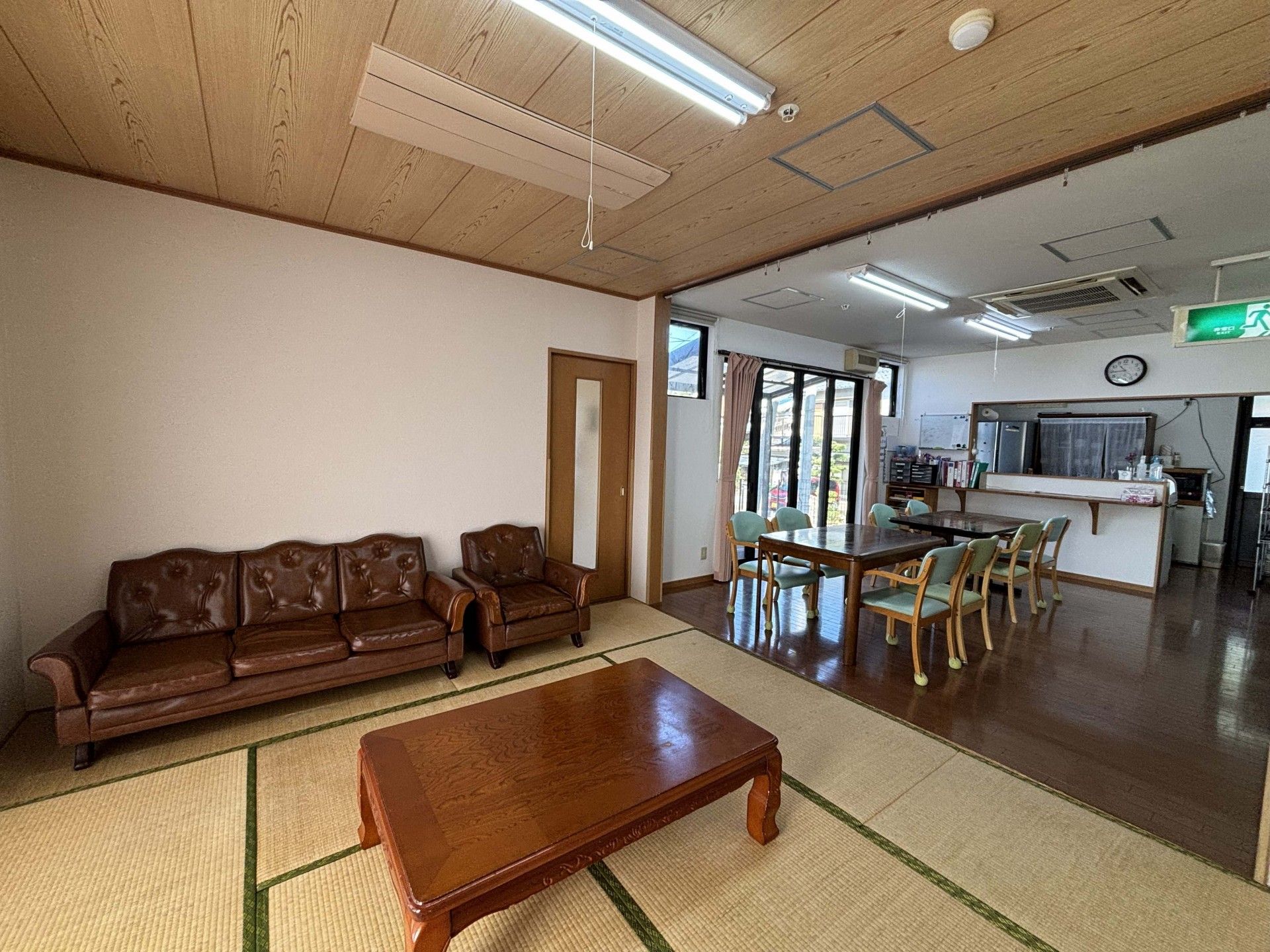 和室とダイニングの空間