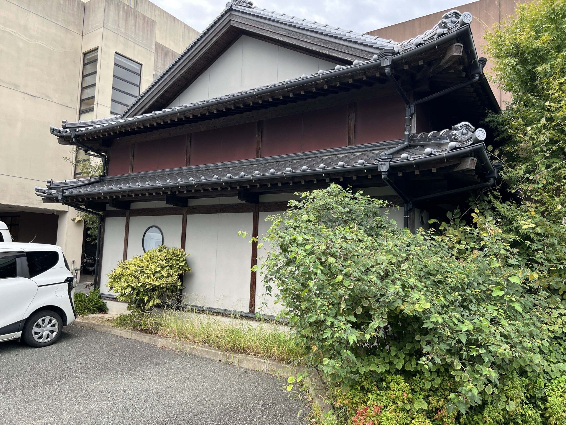 緑豊かな建物