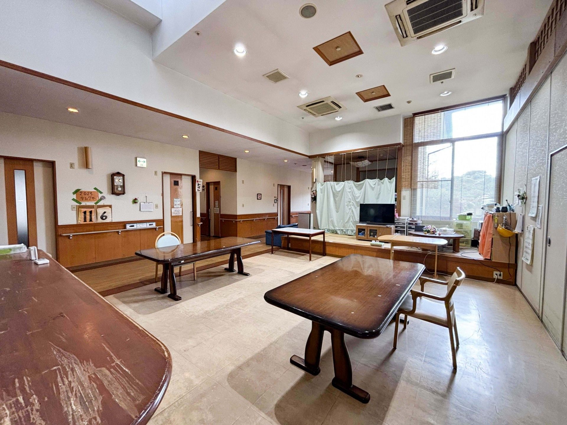 広々とした共有スペース