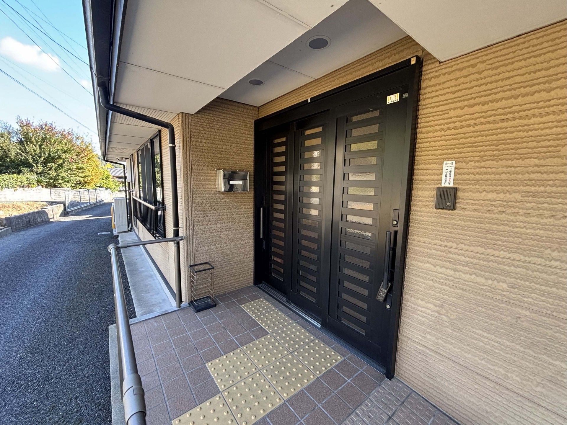 安全な玄関の様子