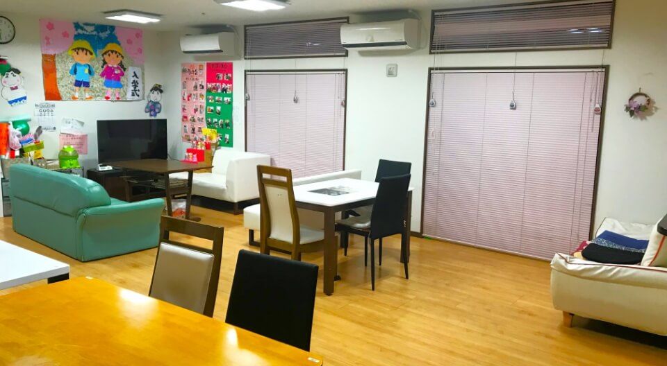 みんなが集まる共用スペース