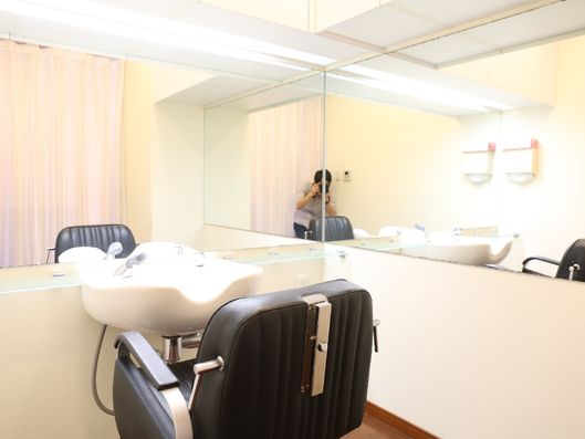 洗髪できる洗面台