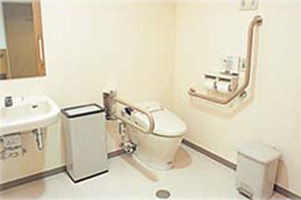 バリアフリーのトイレ設備