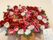 手作りの花アート作品