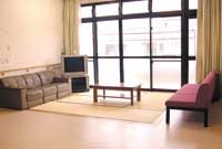 ゆったりとした居間