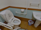 清潔なトイレスペース