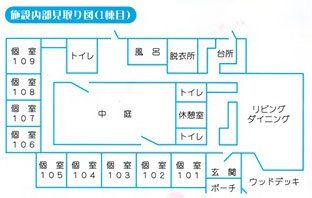 グループホーム 和音のフロアマップ1のフロアマップ