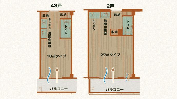 サービス付き高齢者向け住宅 あぷり志紀の間取り1の間取り図