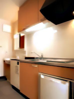 居室内キッチン