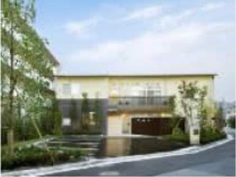 施設周りには植栽が施されており、とても緑にあふれた空間になっている。建物は現代風のお洒落な外観になっている。