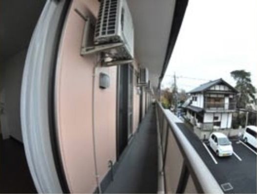 居室に面したベランダ