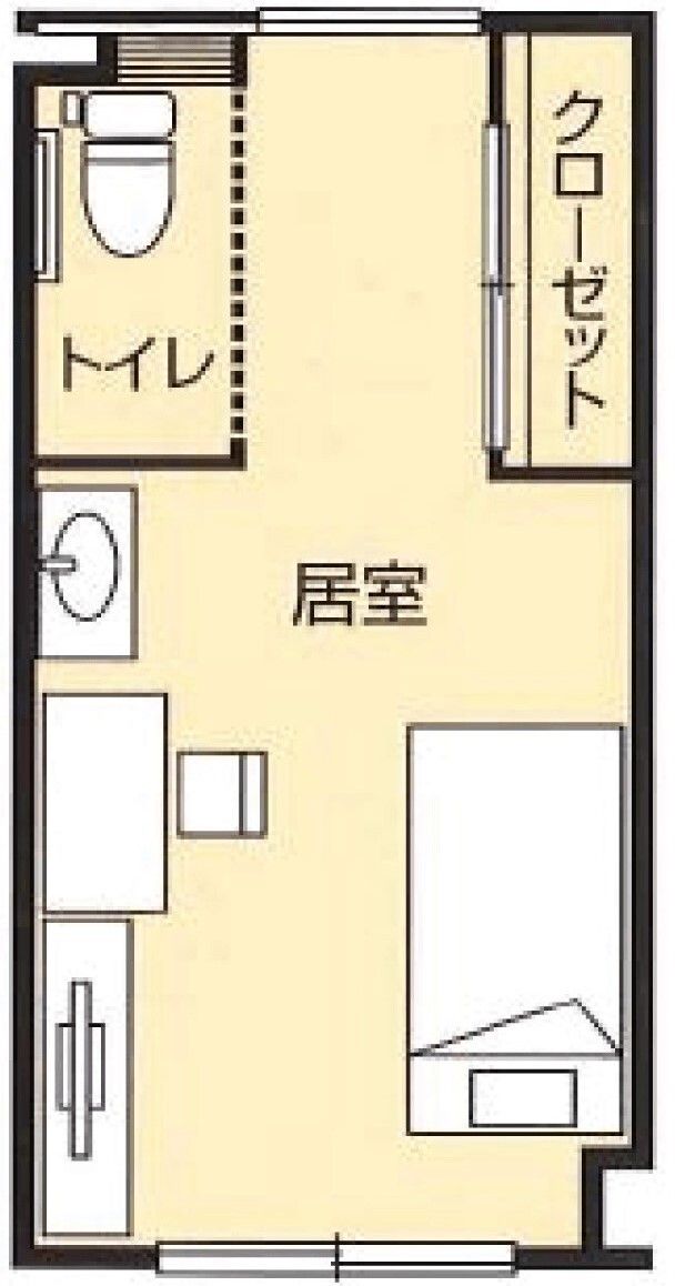 おおるり三島の居室の間取り図