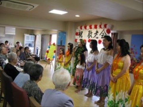 「ソルシアス佐倉」のイベント。敬老など、祝日記念日を大事にし入居者様に楽しんでもらう取り組みをしている。