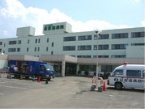 「ニチイケアセンター厚別」の周辺環境。様々な風邪や病気の回復の薬が出る大きな病院。