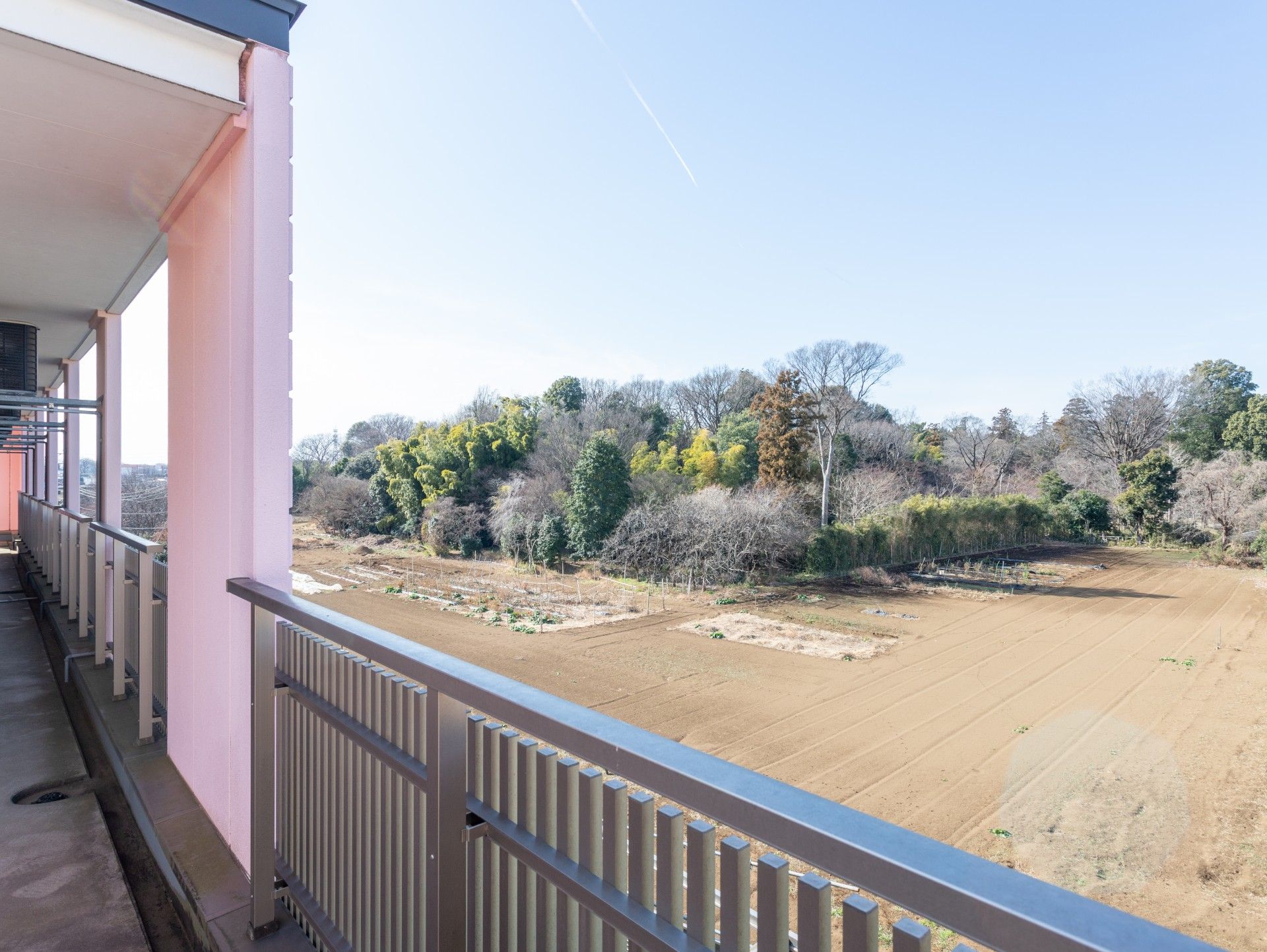 自然を望むバルコニー