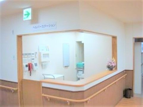 ニチイケアセンター大谷のヘルパーステーション。緊急時に迅速な対応が出来るようにスタッフが常時こちらにて待機しております。