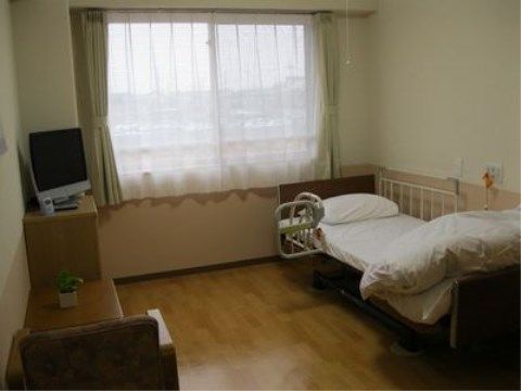 ニチイケアセンター越谷の居室。毎日を自分らしくお過ごしできるよう、居室を完全個室制としております。