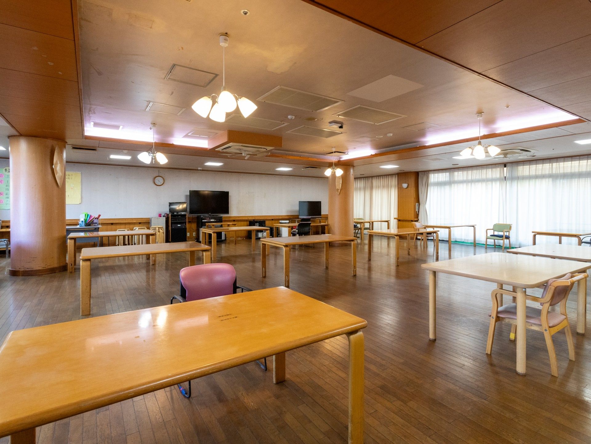 広々とした共有スペース