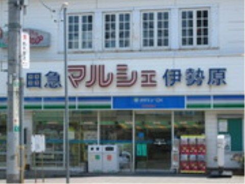 ニチイケアセンター伊勢原の周辺環境。お買い物が気軽にできる環境となっております。