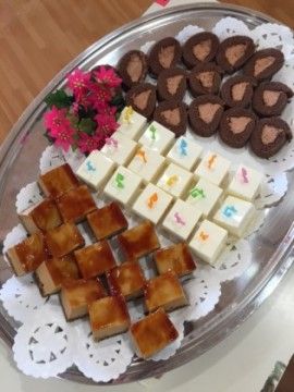 ニチイケアセンター富士厚原のデザート。定期的に催すケーキバイキングでは入居者様に大変喜んでいただけております。