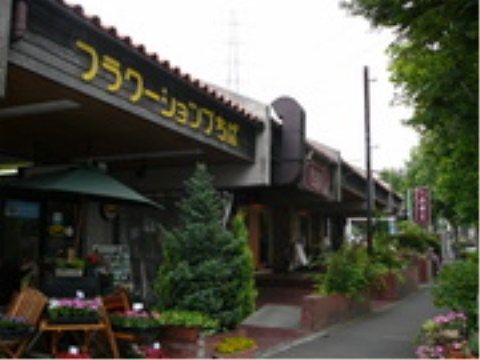 ニチイケアセンター仙台松森の商店街。賑やかな商店街では、多くの人との触れ合いをお楽しみいただけます。