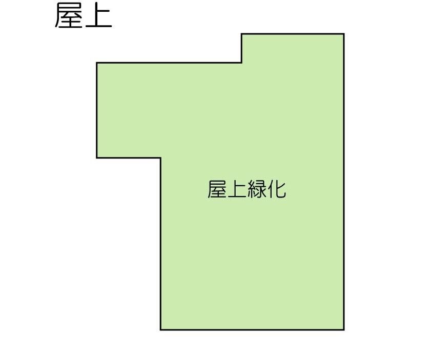 プラチナ・シニアホーム旭の屋上のフロアマップ