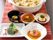 「はっぴーらいふ奈良新大宮」のお食事。洋食や和食、中華とメニュー豊富で、イベント時に出る特別食も用意している。