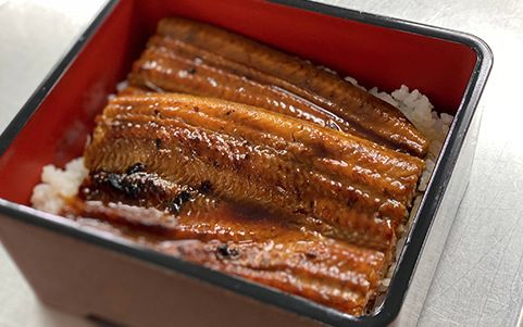 重箱に入ったうな重