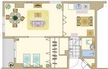 申孝園ロータスヴィラのＣタイプの間取り図