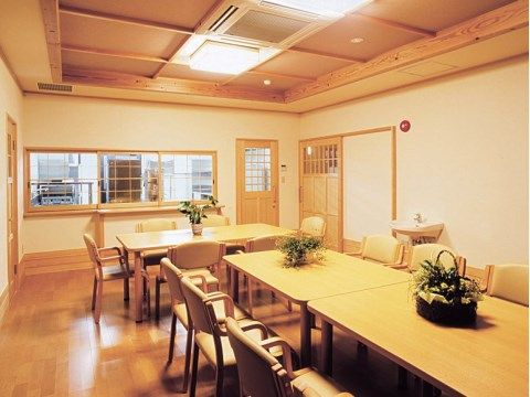 和風が心地良い食堂