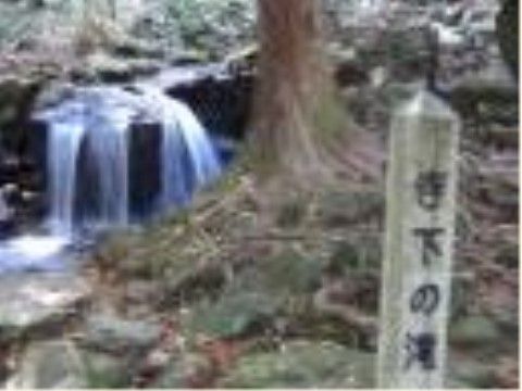 「サービス付き高齢者向け住宅 かっこうの森」の周辺環境。清らかな滝が流れており、滝を眺められる。