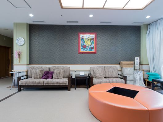 足湯前のホール