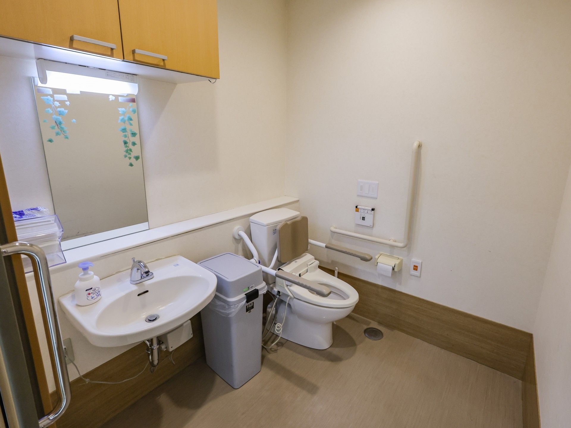 使いやすい設備の洗面所