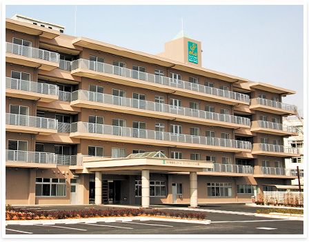 ゆとりある施設の外観