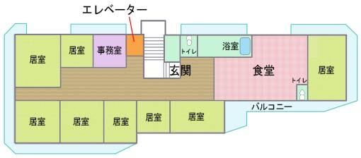 月のうさぎのフロアマップのフロアマップ