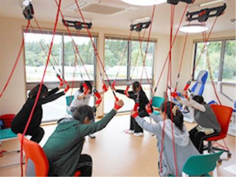 「はなのみち楽楽館」リハビリテーションの風景