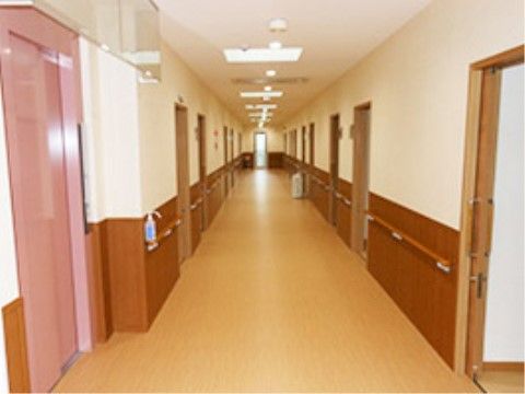 「はなのみち楽楽館」廊下