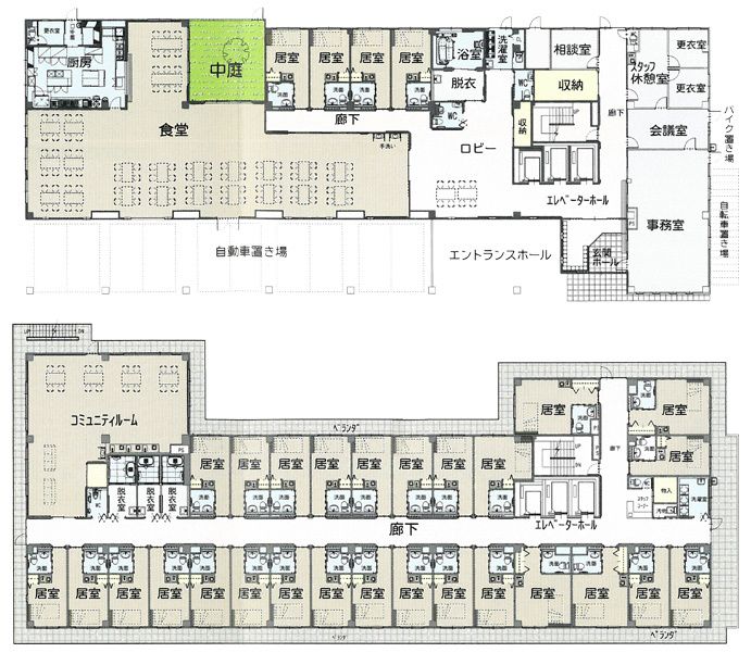 フォーユー堺北花田のフロアマップのフロアマップ