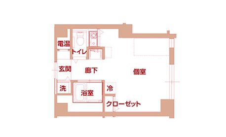 ロングライフ京都嵐山のゴールドRの間取り図