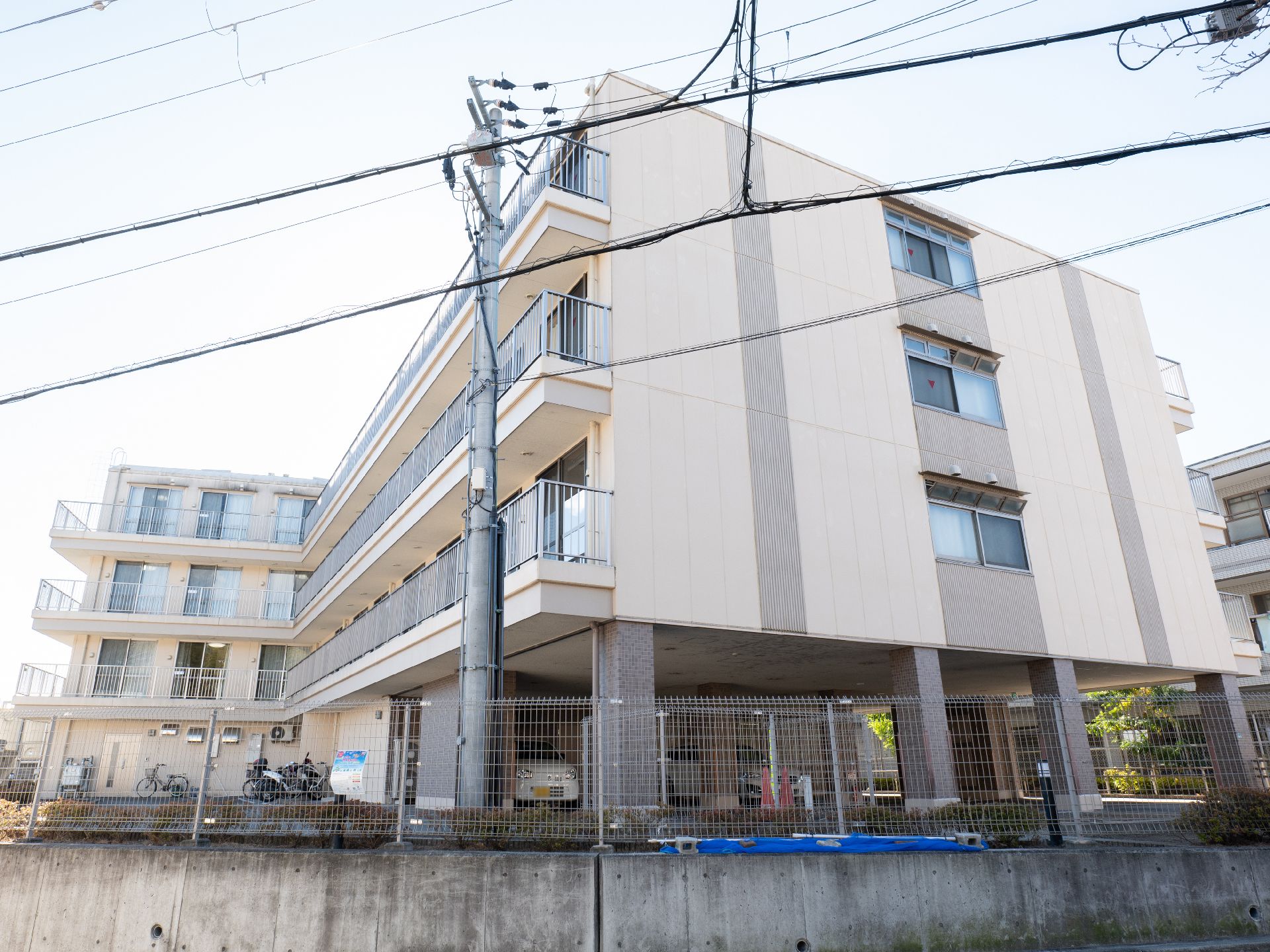 駐車場が完備されている施設