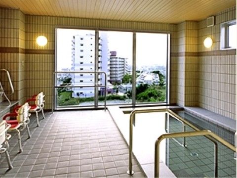 ハートランド舞子台の浴室。広い浴槽で手足を伸ばしてゆっくりとご入浴をお楽しみいただけます。