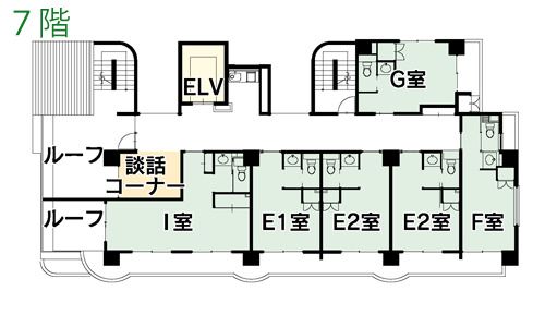 サンベスト上福岡の7階のフロアマップ