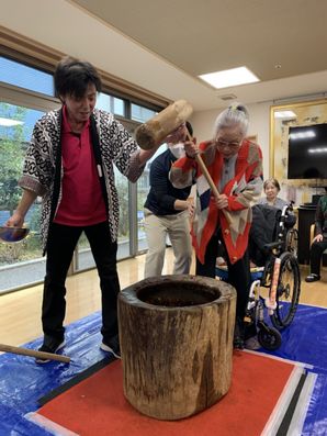 『餅つき会』③