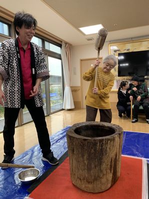 『餅つき会』②